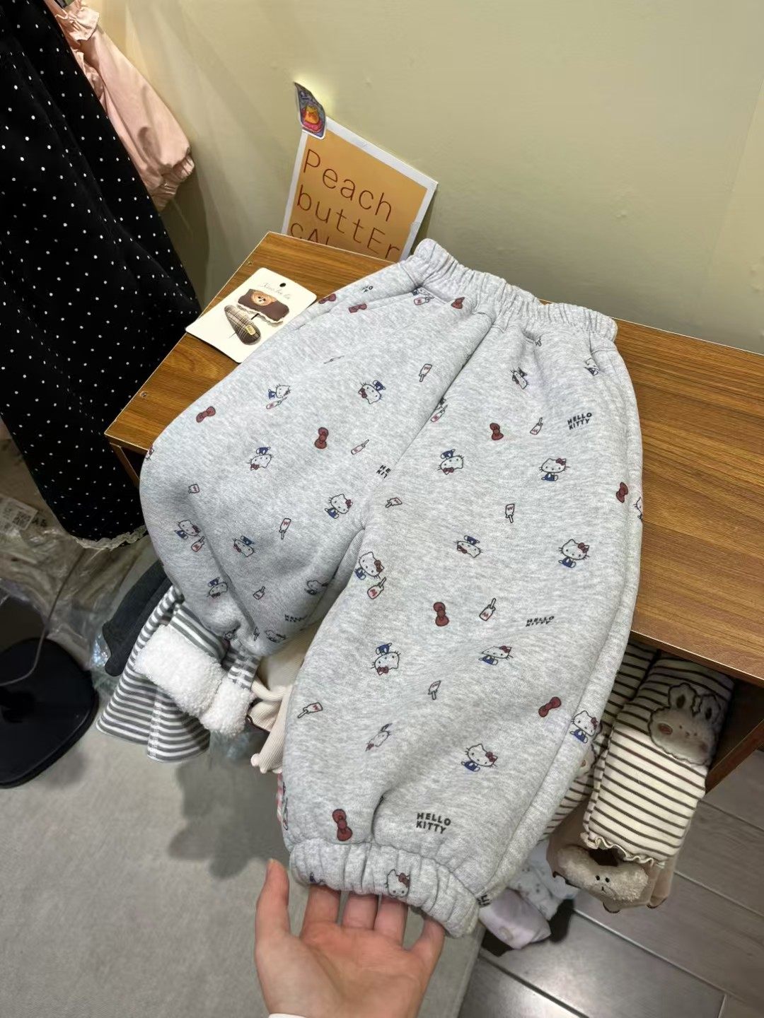 秋冬新款小童洋气百搭女童加绒羊羔绒运动裤儿童洋气印花5232,童装/婴儿装/亲子装,运动裤卫裤,淘宝优惠券,粉丝福利购,淘宝优惠卷