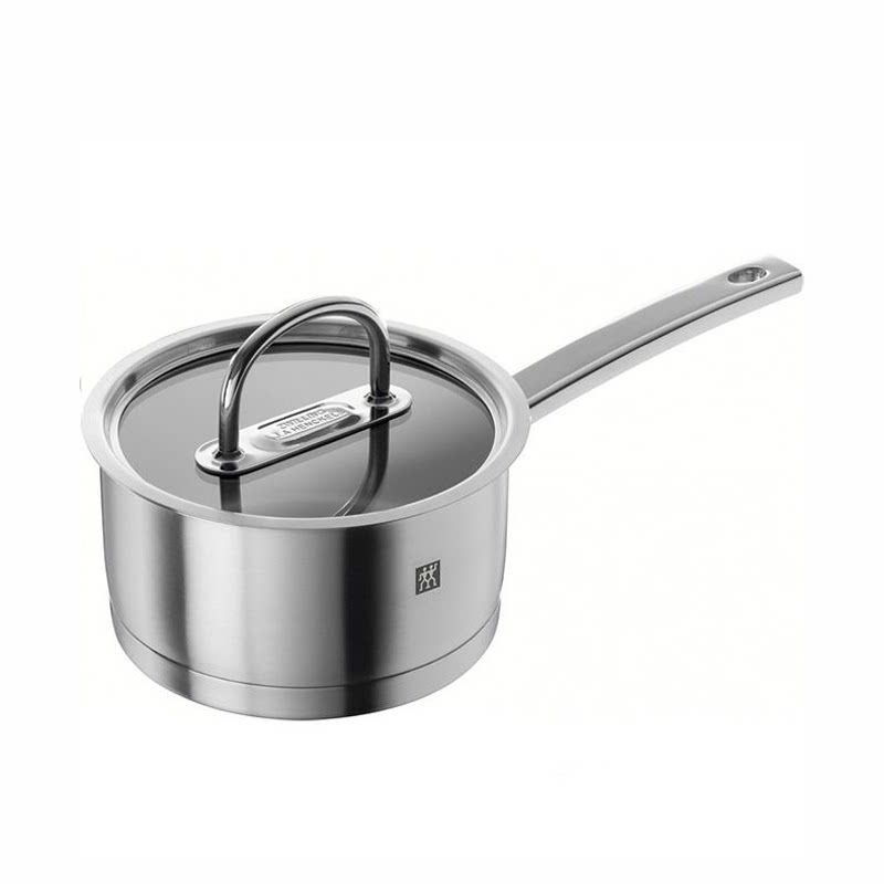 德国双立人Prime系列进口不锈钢平底18cm炖锅24cm汤蒸锅30cm炒锅