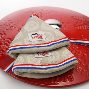 珐宝staub防烫手套锅耳套双立人耐高温珐琅锅盖隔热帽砂锅把手垫