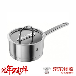 德国双立人Prime系列进口不锈钢平底18cm炖锅24cm汤蒸锅30cm炒锅