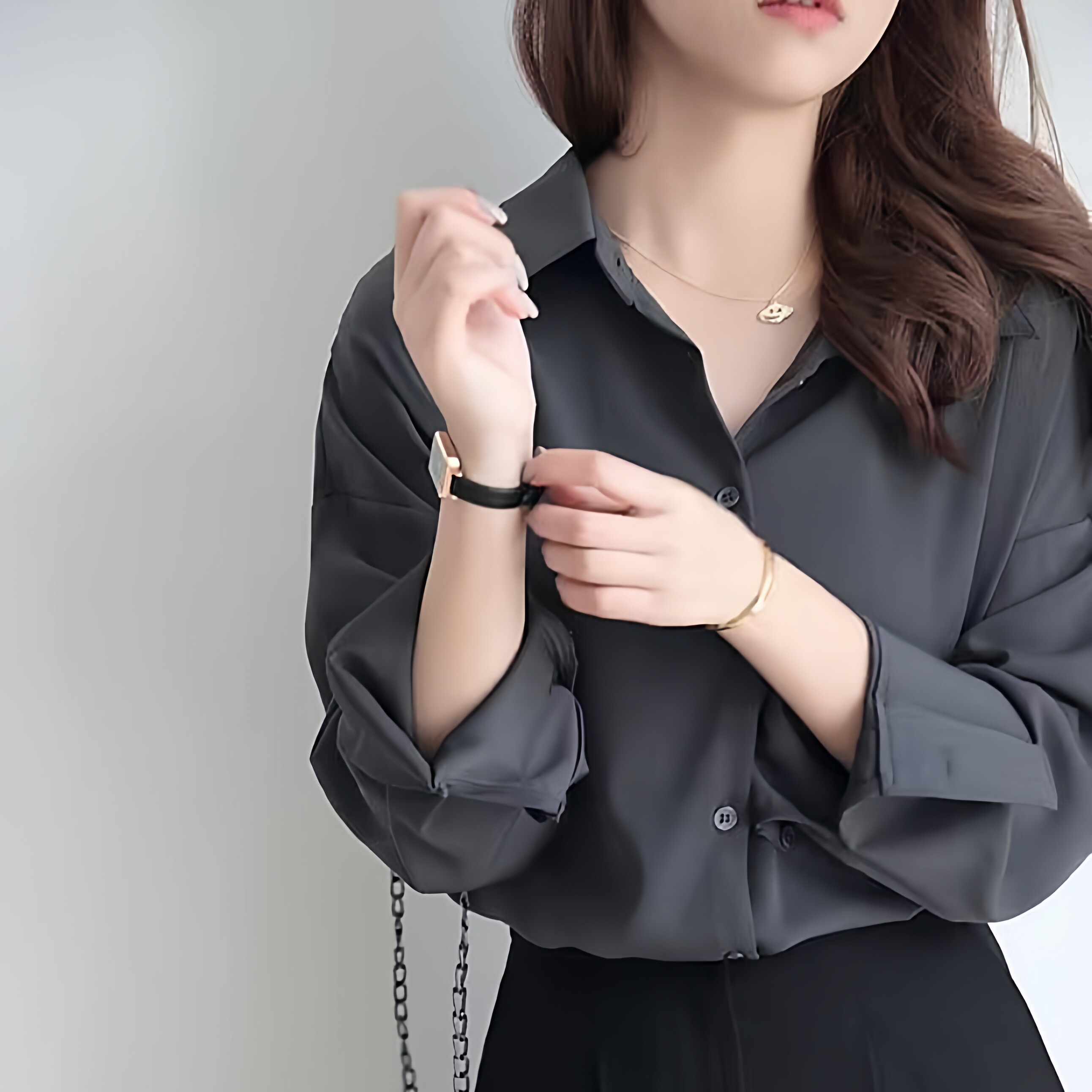 【送运费险】白色长袖衬衫女春夏