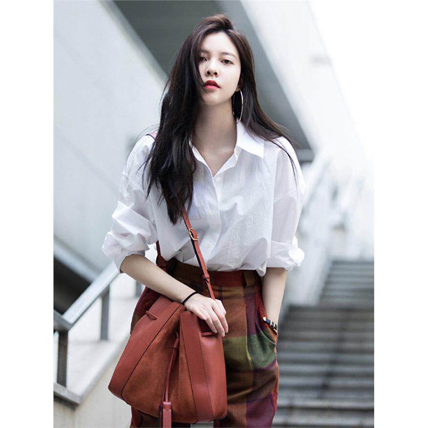 法式白色衬衫女上衣2026新款夏季设计感小众通勤防晒轻奢衬衣外套