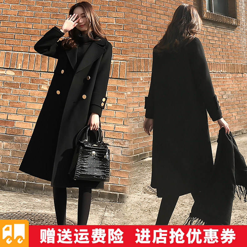 【送运费险】毛呢外套女赫本风