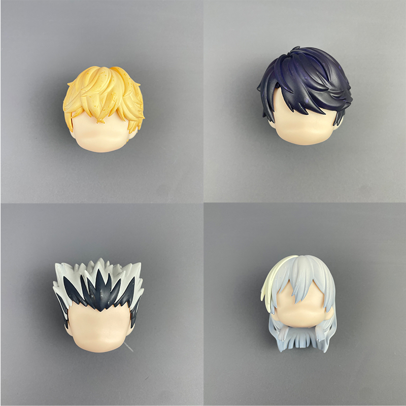 日版GSC粘土人 木兔 周棋洛 拆笠千斗 李泽言 白膜头发配件散货