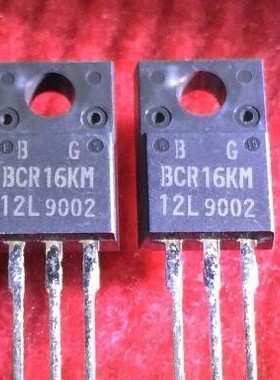BCR16KM-12L BCR16LM-12L TO-220F 双向可控硅 16A 600V拆机
