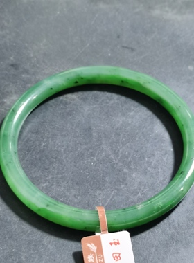 手镯新疆和田玉碧玉细条圆条内径58.5 口径全可以直接下单 亏本价