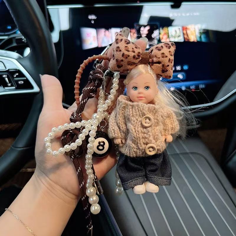 韩式潮流毛衣芭比娃娃串珠挂件