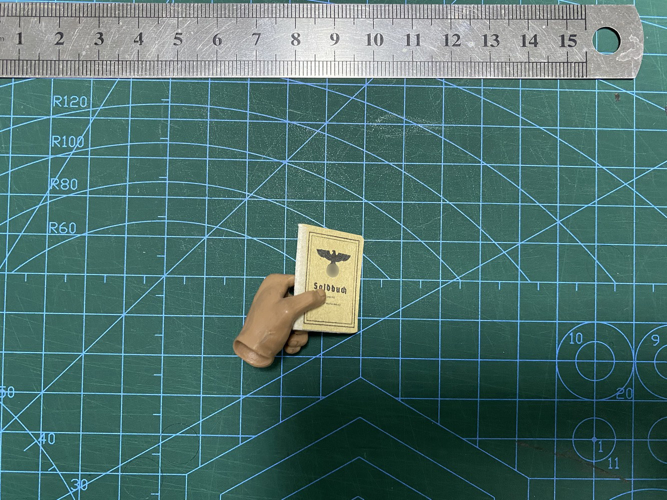 1/6迷你 版兵人模型可动人偶配件DIY  WW2小本子图片