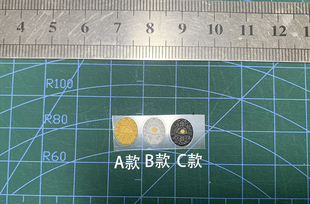 时期战斗迷你立体勋章奖章背胶可粘贴 WWII 6兵人玩偶配件