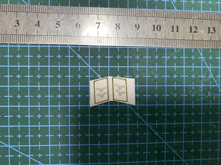 1/6兵人玩偶配件-戈&林 师白底飞翼标志兵种 领章肩章布标