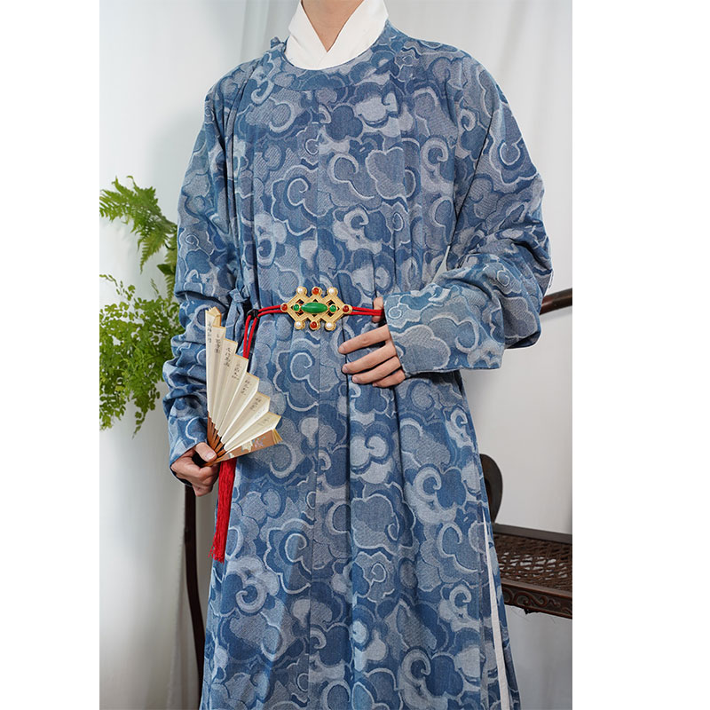 惜物国风明制汉服交领长衫