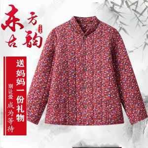 冬季小款驼绒中老年棉衣
