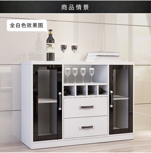 餐边柜现代简约靠墙碗柜收纳柜客厅轻奢储物柜微波炉柜茶水柜酒柜
