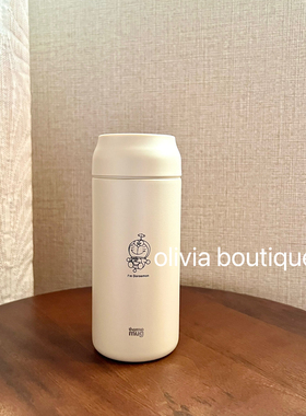 现货 日本本土限定thermo mug哆啦A梦联名款316不锈钢轻便保温杯