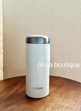 现货 25新发售日本制Tiger虎牌经典拧盖不锈钢保温杯宽口轻量便携