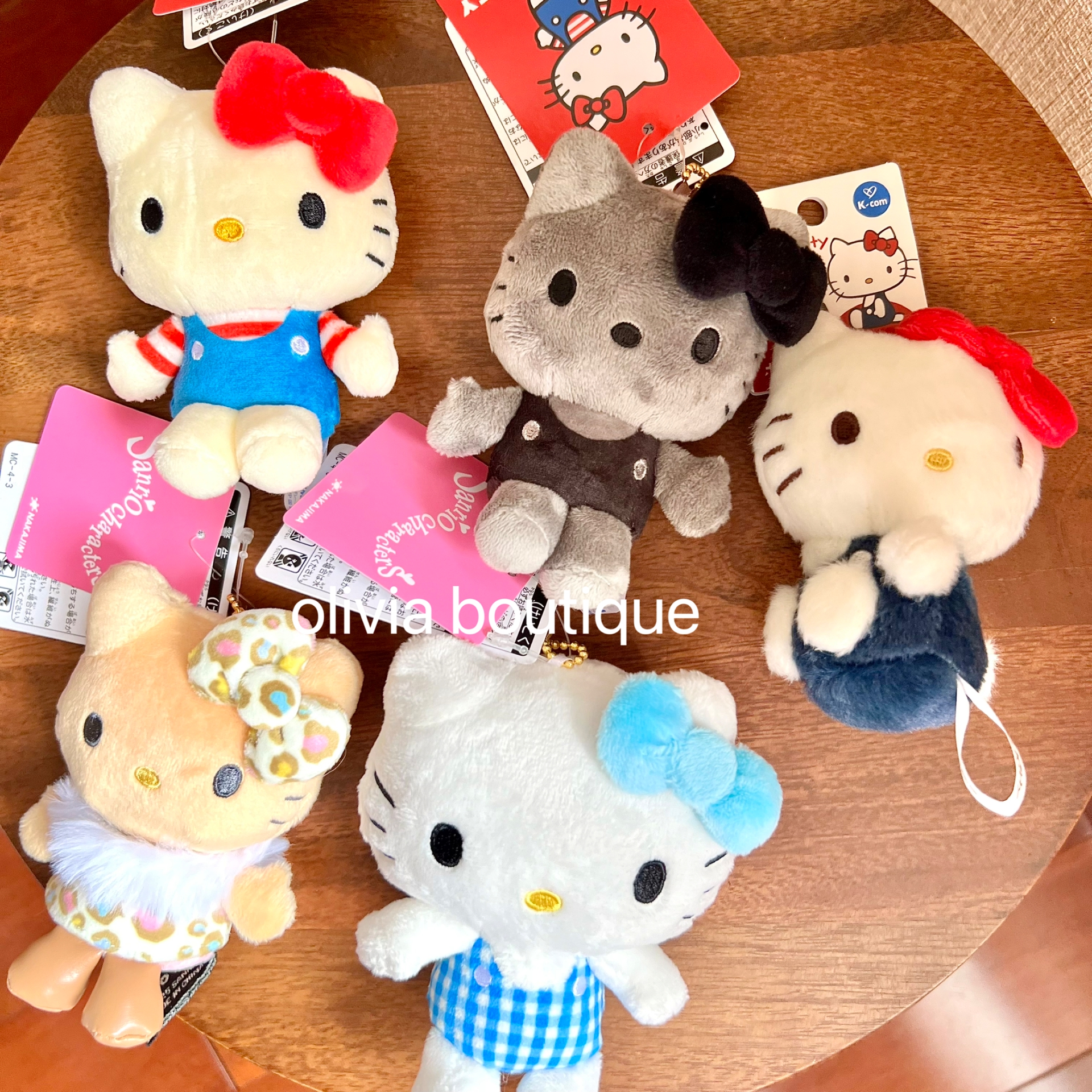 现货 日本限定正版Hellokitty50周年凯蒂猫毛绒公仔玩偶包包挂件