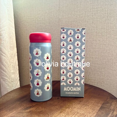 日本本土限定Moomin姆明亚美花朵不锈钢保温杯 480ml