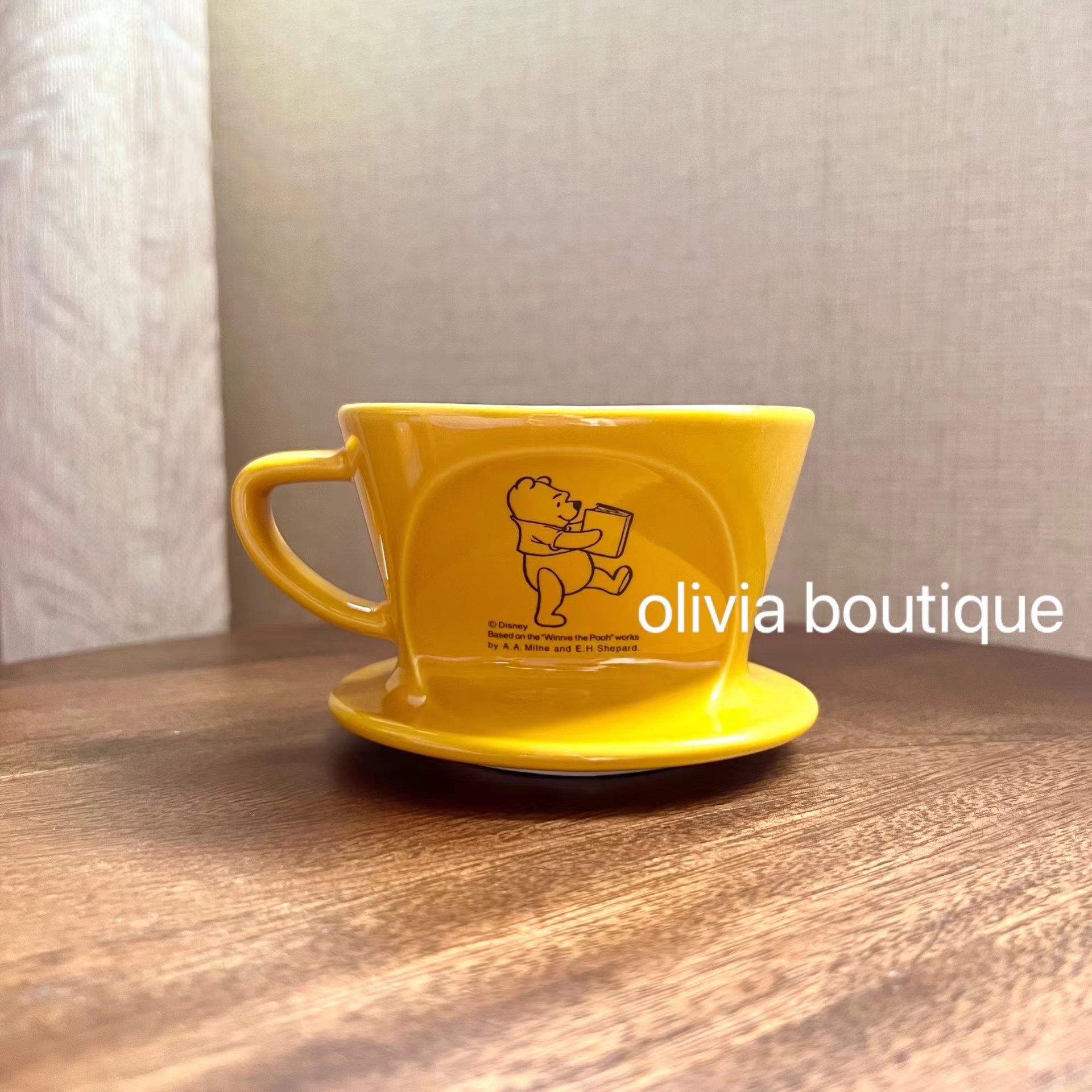 日本Kalita维尼熊联名扇形滤杯