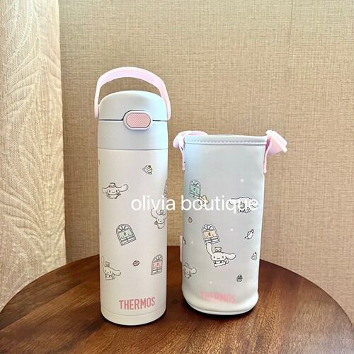 膳魔师316不锈钢儿童吸管保温杯