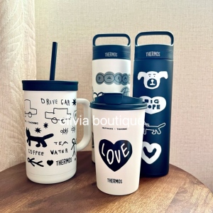 现货THERMOS inapsquare膳魔师联名不锈钢保温杯咖啡随行杯马克杯