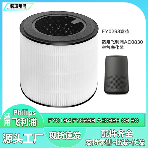 适用philips飞利浦空气净化过滤器FY0293/FY0194/AC0820/0830滤网