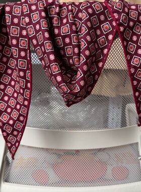 丝绒之念--菱形红运   丝毛双面色菱形巾披肩围巾