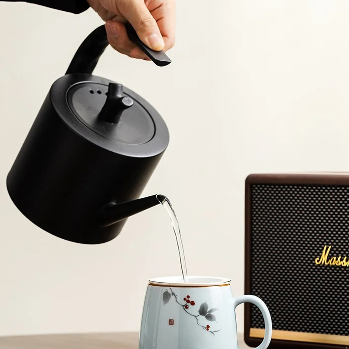 304不锈钢平底电磁炉烧水茶壶