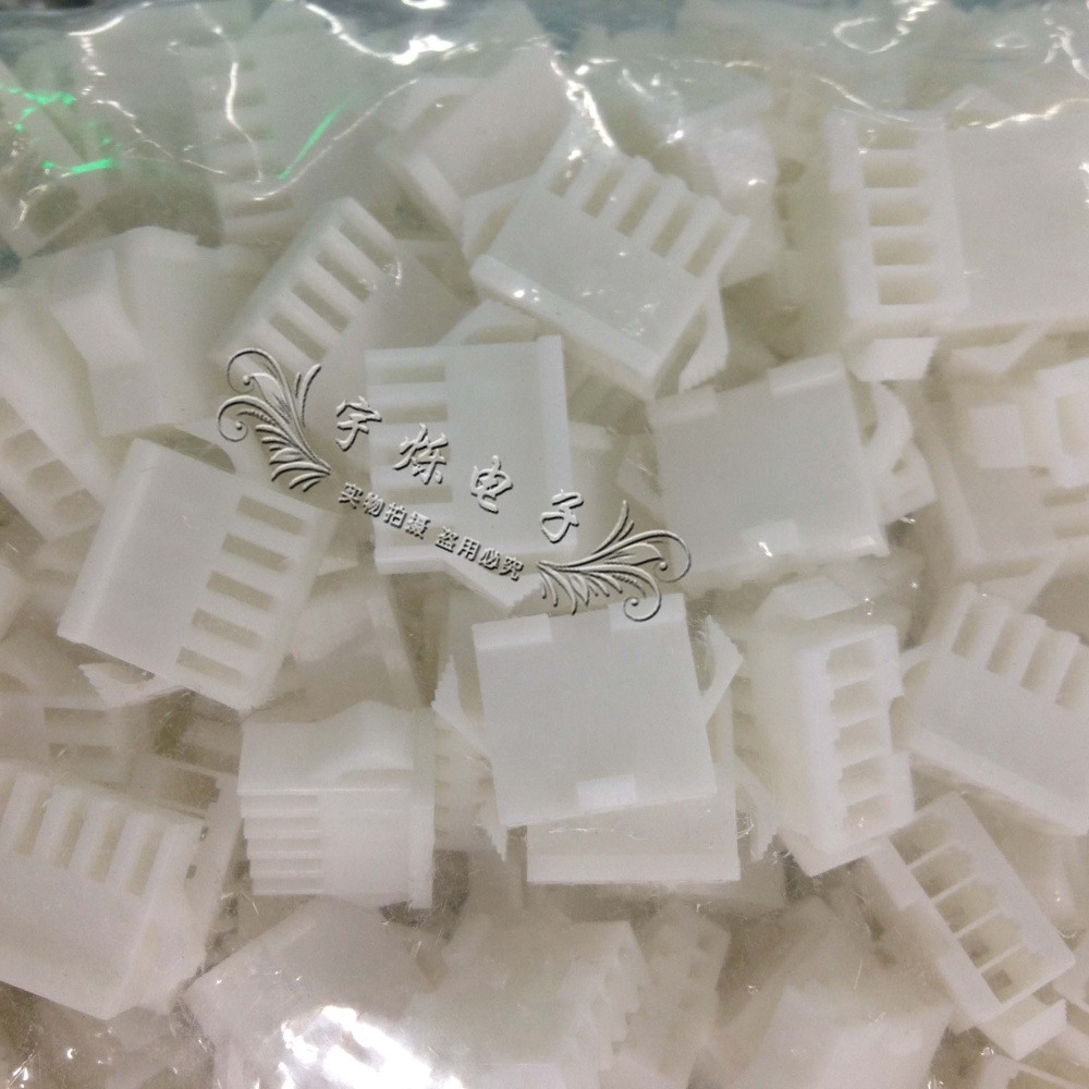 SM-3P4P5P6P7P8Y公壳白色 插头连接器 2.54mm 可替代JST-SMP-V-NC