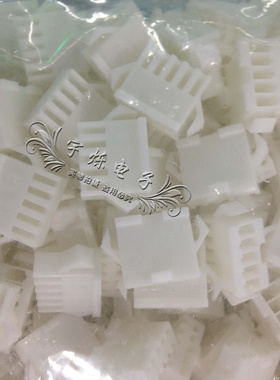 SM-3P4P5P6P7P8Y公壳白色 插头连接器 2.54mm 可替代JST-SMP-V-NC