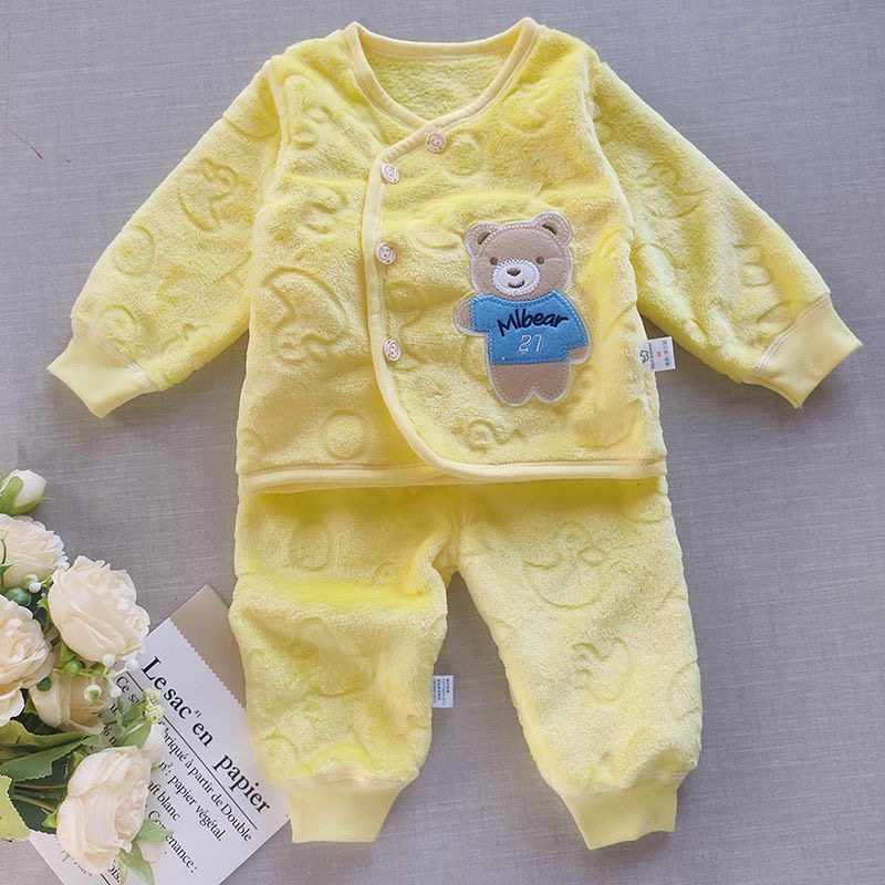 婴儿套装秋冬新生儿外穿保暖内衣加绒加厚分体宝宝秋衣秋裤两件套,童装/婴儿装/亲子装,内衣套装,淘宝优惠券,粉丝福利购,淘宝优惠卷