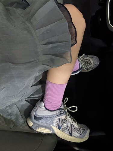 SALOMON萨洛蒙 XT-WHISPER薰衣草麂皮防滑 低帮跑步鞋男女同款