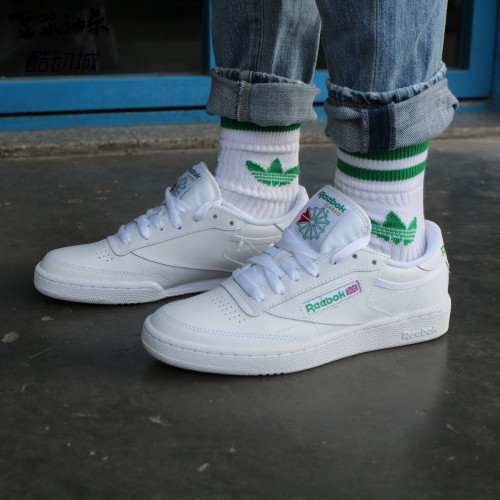 Reebok/锐步男子复古小白鞋