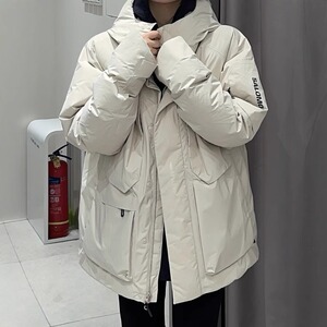 Salomon萨洛蒙羽绒服户外中性连帽保暖夹克蓬松度700羽绒外套