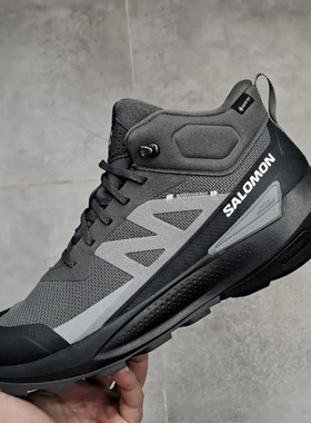 SALOMON萨洛蒙ELIXIR ACTIV Mid GTX中帮户外徒步鞋黑银色474568