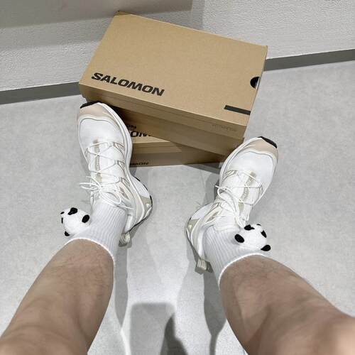 SALOMON XT6 EXPANSE萨洛蒙25新款男女通用跑鞋低帮奶茶色4772421