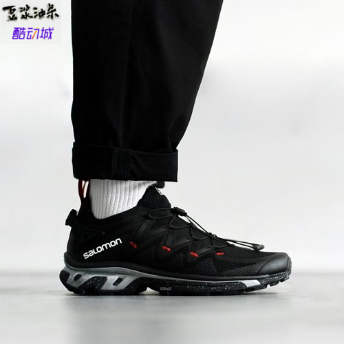 SALOMON萨洛蒙夏季黑银登山鞋