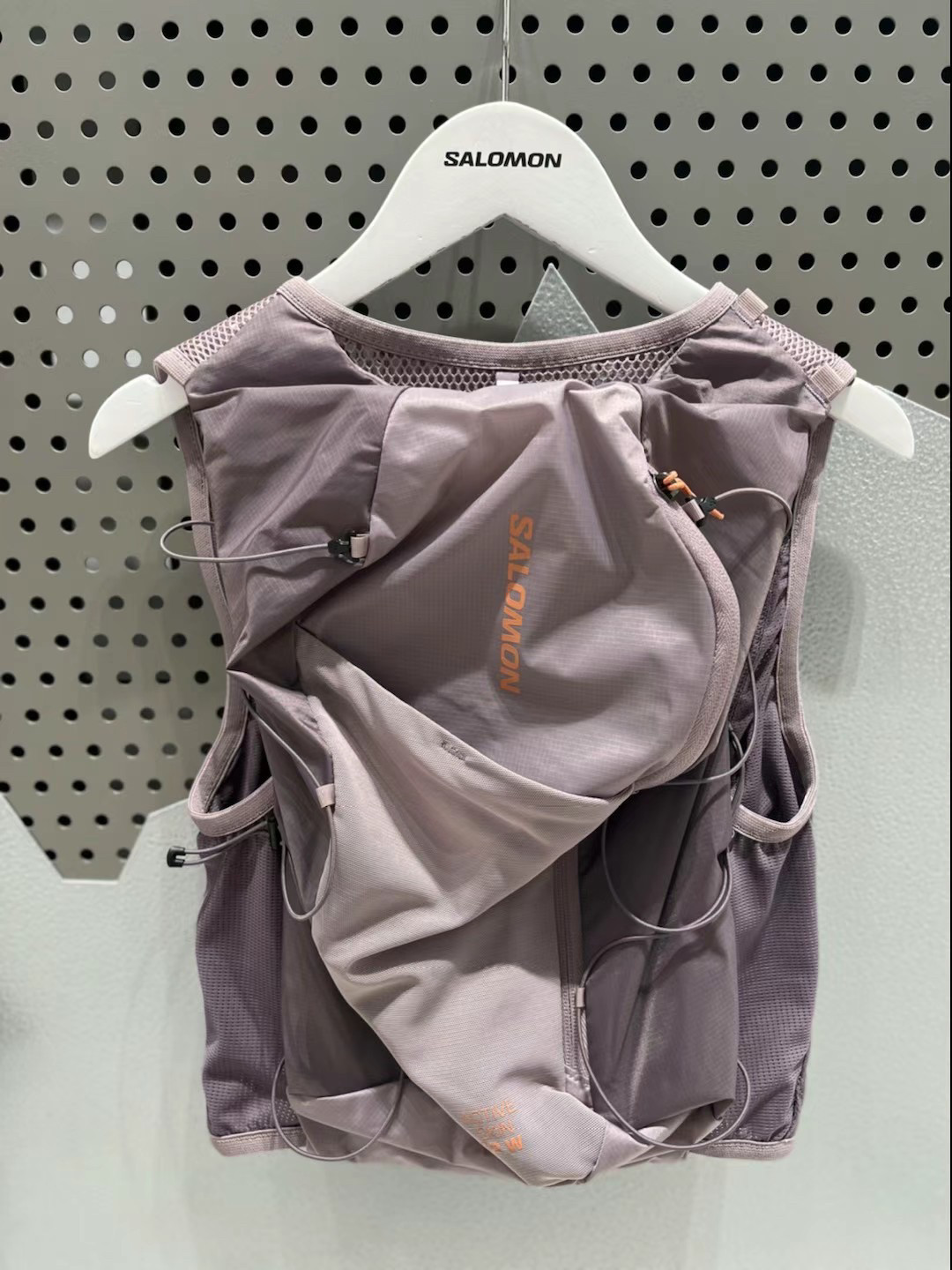 Salomon男女同款越野水袋背包12升大容量含软水袋500mlx2