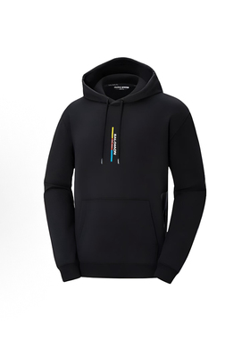 SALOMON萨洛蒙 SPORTSTYLE系列 舒适套头连帽长袖卫衣 男 黑色