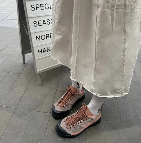 SALOMON 萨洛蒙XALP 新款户外休闲鞋男女款砖红色工装鞋