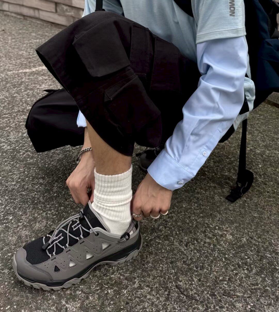 salomon萨洛蒙户外男女款夏季透气抓地运动溯溪涉水鞋凉鞋ALHAMA