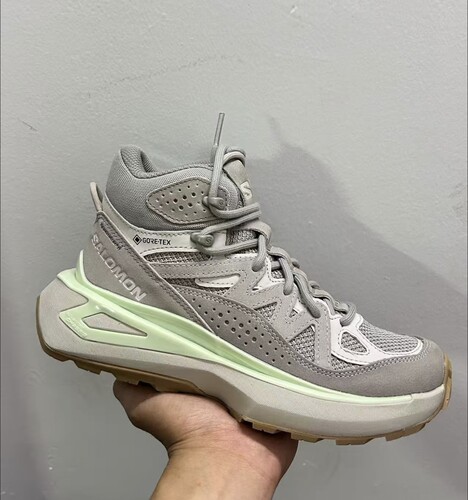 SALOMON萨洛蒙 ODYSSEY ELMT MID GTX 中帮登山徒步步鞋燧石灰色