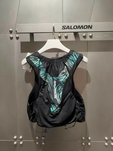 SALOMON萨洛蒙Adv Skin越野水袋包户外包织物黑色 男女同款情侣款