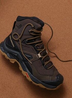 SALOMON萨洛蒙QUEST ELEMENT 舒适防滑耐磨高帮 户外功能鞋男款