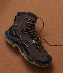 SALOMON萨洛蒙QUEST ELEMENT 舒适防滑耐磨高帮 户外功能鞋男款