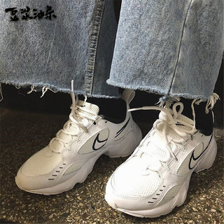 NIKE AIR HEIGHTS 白银黑白耐克休闲鞋夏季男女老爹鞋 CI0603