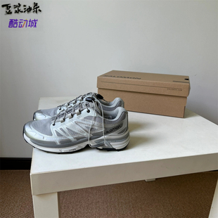 黑金灰金属户外越野机能跑步鞋 萨洛蒙 472877 Wings Salomon