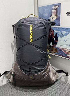 SALOMON萨洛蒙XT RMU 10 SET撞色设计登山包户外包轻量化深灰黑