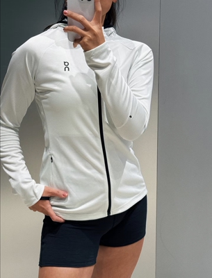 On Climate Zip Hoodie 昂跑秋冬季连帽拉链长袖跑服卫衣 女款