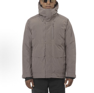 SALOMON户外男防水保暖抗极寒鹅绒羽绒服PATROLLER GTX DOWN