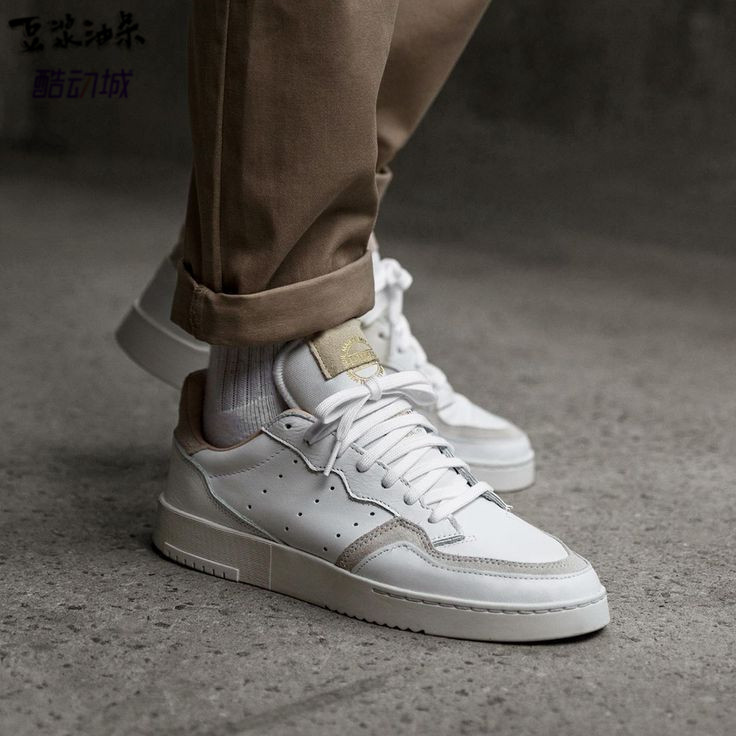 阿迪达斯adidas 三叶草 supercourt blackpink男子休闲板鞋ee6034